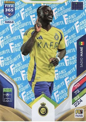 FAN68 (blau) Sadio Mane (Al-Nassr FC) (PF365AXL26)