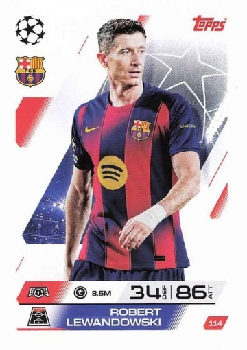 114 Robert Lewandowski ( MACL25/26 )