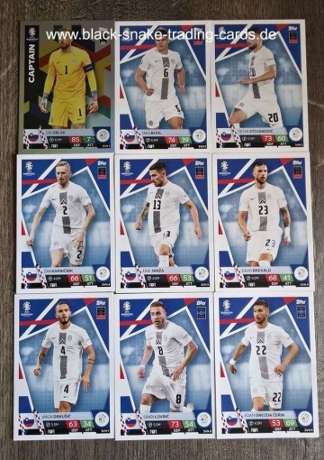 Komplettes Team Slowenien ( Alle 18 )