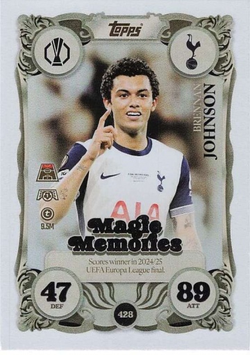 428 Brennan Johnson (Tottenham Hotspur) ( MACL25/26 )