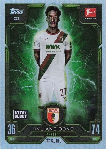 343 Kyliane Dong (FC Augsburg) MA Debut ( MABL25/26 )