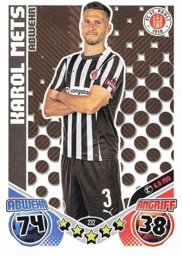 232 Karol Mets (FC St. Pauli) ( MABL25/26 )