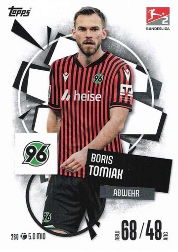 280 Boris Tomiak (Hannover 96) ( MABL25/26 )