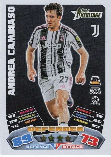 387 Andrea Cambiaso (Juventus) ( MACL25/26 )