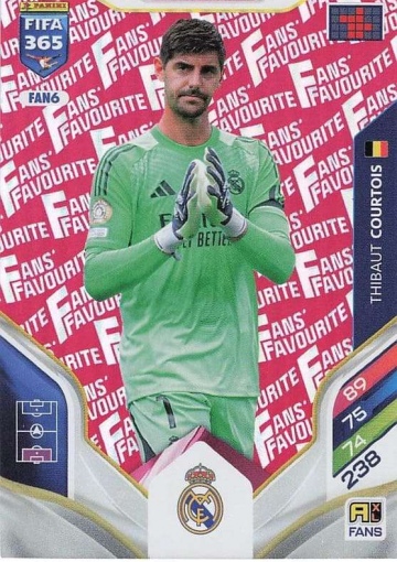 FAN6 (rot) Thibaut Courtois (Real Madrid C.F.) (PF365AXL26)