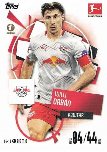 FE-10 Willi Orban (RB Leipzig) 1st Edition ( MABL25/26 )
