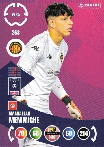263.  Amanallah Memmiche (Espérance de Tunis) (PAXLCWC25)