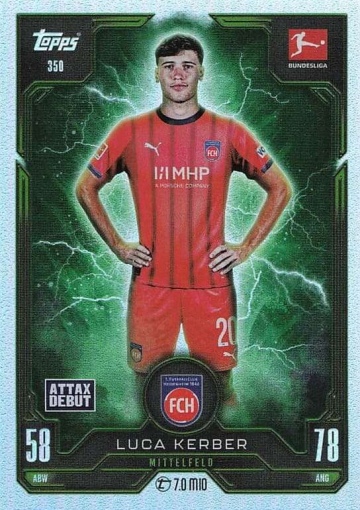 350 Luca Kerber (1. FC Heidenheim) MA Debut ( MABL25/26 )