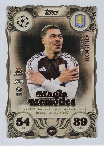 427 Morgan Rogers (Aston Villa) ( MACL25/26 )