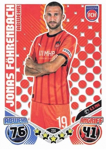 224 Jonas Föhrenbach (1. FC Heidenheim) ( MABL25/26 )