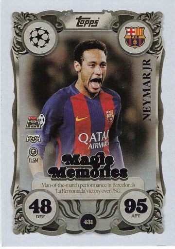 431 Neymar Jr (FC Barcelona) ( MACL25/26 )