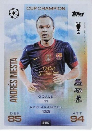 350 Andrés Iniesta (FC Barcelona) ( MACL25/26 )