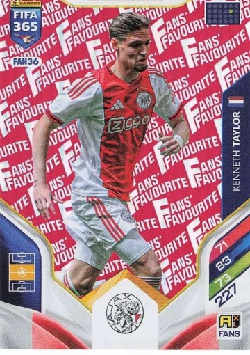 FAN36 (rot) Kenneth Taylor (AFC Ajax) (PF365AXL26)