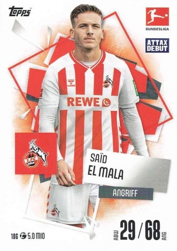 106 Said El Mala MA Debut ( MABL25/26 )