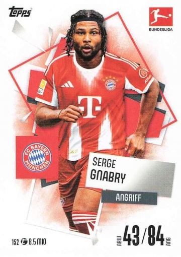152 Serge Gnabry ( MABL25/26 )