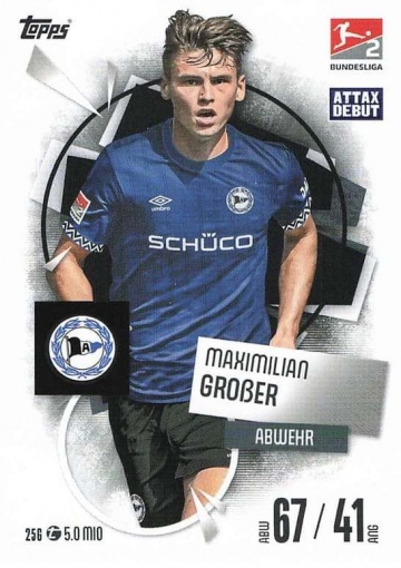 256 Maximilian Großer (DSC Arminia Bielefeld) MA Debut ( MABL25/26 )