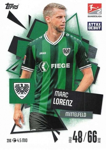 296 Marc Lorenz (SC Preußen Münster) MA Debut ( MABL25/26 )