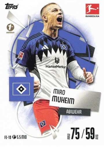FE-19 Miro Muheim (Hamburger SV) 1st Edition ( MABL25/26 )
