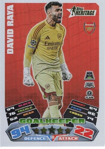 388 David Raya (Arsenal) ( MACL25/26 )