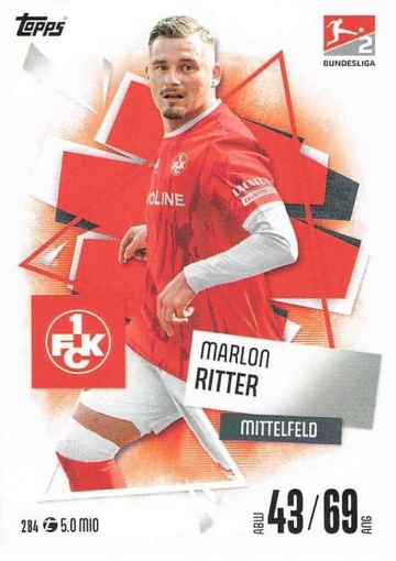 284 Marlon Ritter (1. FC Kaiserslautern) ( MABL25/26 )