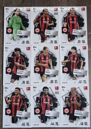 Basis Karten Eintracht Frankfurt ( 55 - 63 ) ( MABL25/26 )