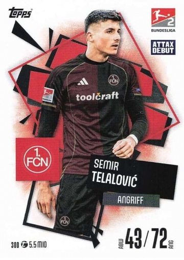 300 Semir Telalović (1. FC Nürnberg) MA Debut ( MABL25/26 )