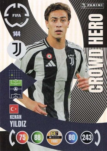 144.  Kenan Yildiz (Juventus)  -  Crowd Hero (PAXLCWC25)