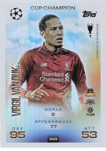 343 Virgil van Dijk (Liverpool FC) ( MACL25/26 )