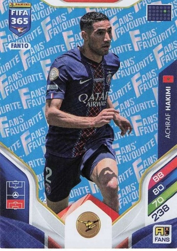 FAN10 (blau) Achraf Hakimi (Paris Saint-Germain) (PF365AXL26)