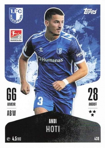 430 Andi Hoti (1. FC Magdeburg) ( MABL24/25 )