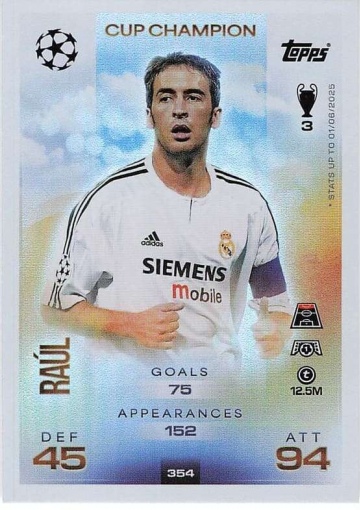354 Raúl (Real Madrid C.F.) ( MACL25/26 )