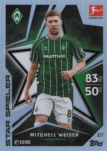 327 Mitchell Weiser (SV Werder Bremen) ( MABL25/26 )