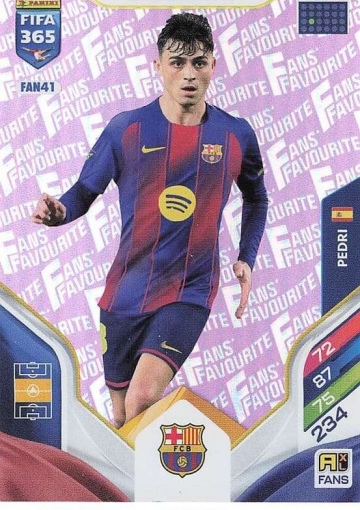 FAN41 (pink) Pedri (FC Barcelona) (PF365AXL26)