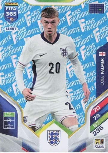 FAN87 (blau) Cole Palmer (England) (PF365AXL26)